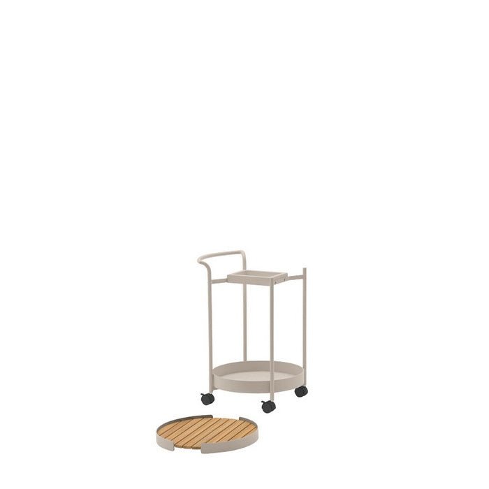 Leto Outdoor Small Round Drinks Trolley - Paulas Home & Living