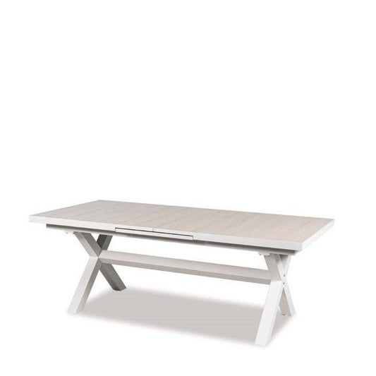 Lilac 2020 Extension Outdoor Table 2020w - 2630w - White - Paulas Home & Living