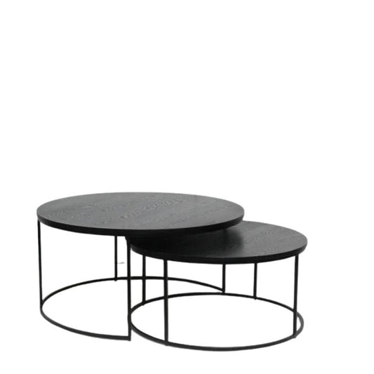 Lily Coffee Table Nest - Black - Paulas Home & Living