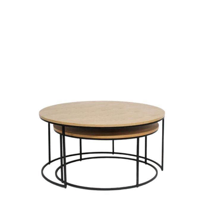 Lily Coffee Table Nest - Natural - Paulas Home & Living