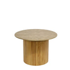 Lily End table ribbed - Natural - Paulas Home & Living