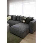Linden Chaise Lounge Suite LHF - Dark Grey - Paulas Home & Living