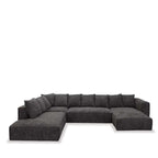 Linden Chaise Lounge Suite LHF - Dark Grey - Paulas Home & Living