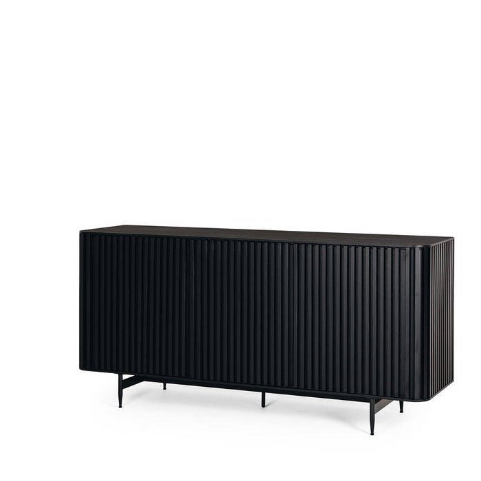 Linea Buffet Sideboard All Black - 1590w - Paulas Home & Living