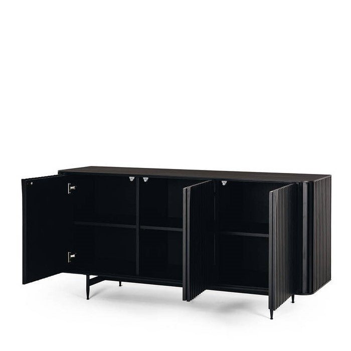 Linea Buffet Sideboard All Black - 1590w - Paulas Home & Living