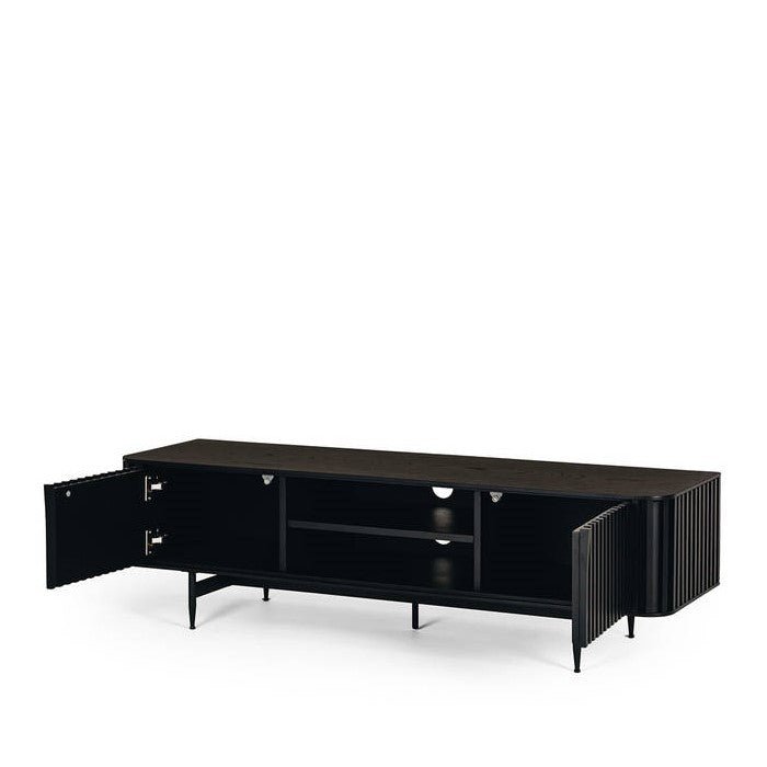 Linea TV Stand - All Black - Paulas Home & Living