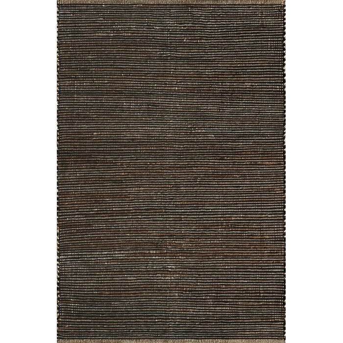 Lissa Floor Rug - Black (Hemp Blend) - Paulas Home & Living