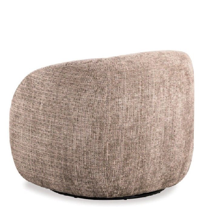 Lodi Swivel Armchair - Dusty Brown - Paulas Home & Living