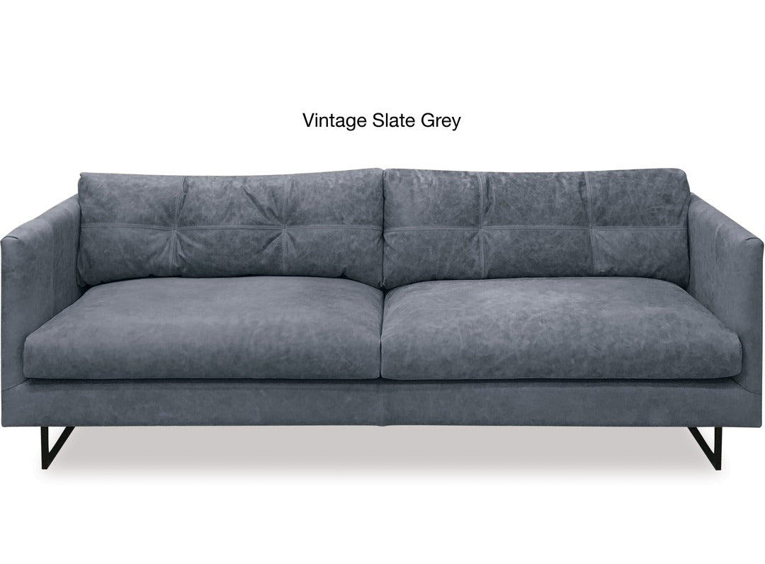 Louis 3 Seater Sofa - Tasman Leather - Paulas Home & Living