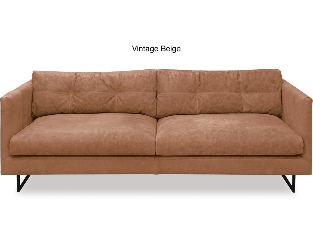 Louis 3 Seater Sofa - Tasman Leather - Paulas Home & Living