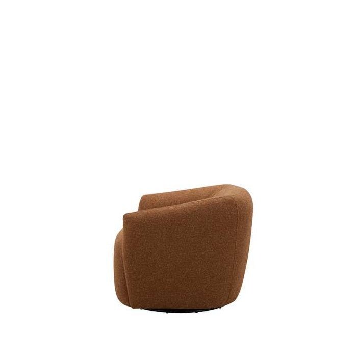 Luigi Swivel Armchair in Fabric - Paulas Home & Living