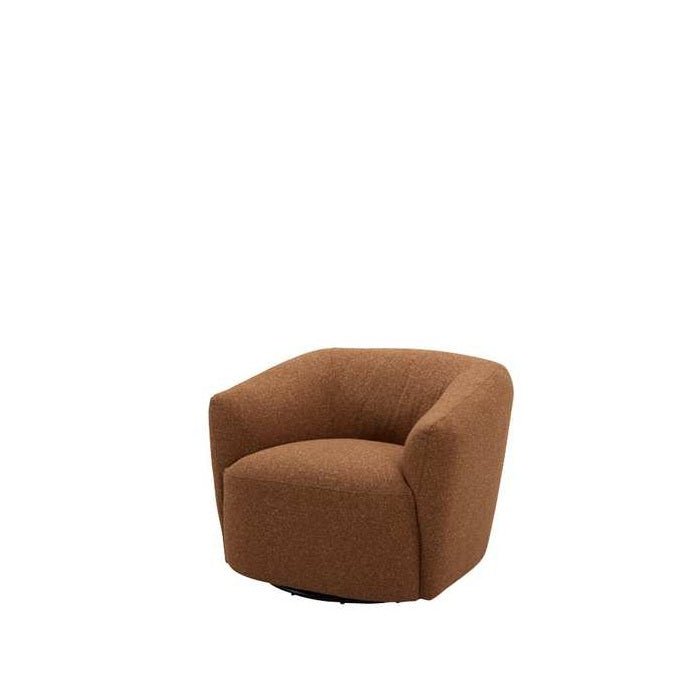 Luigi Swivel Armchair in Fabric - Paulas Home & Living