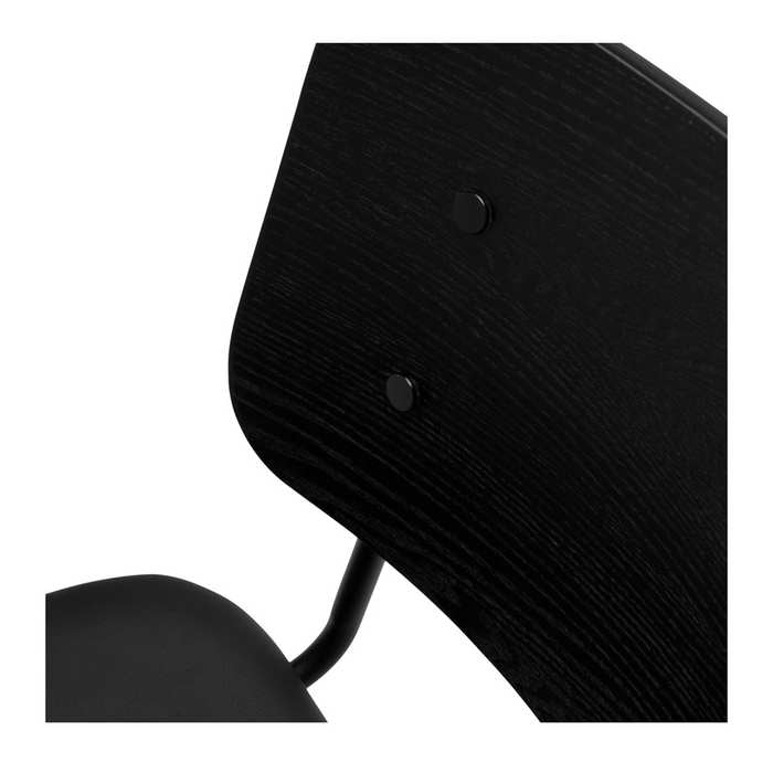 Lukas Chair Black Panel - Paulas Home & Living