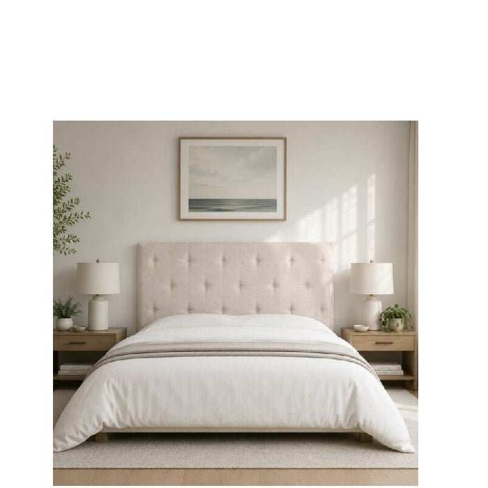 Luton Fabric Headboard - Single to Californian King - Paulas Home & Living