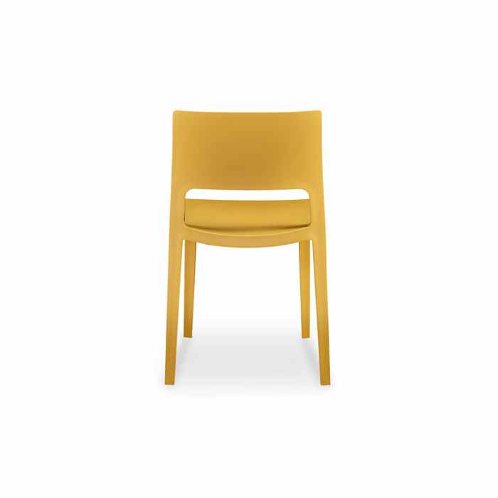 Lyric Outdoor Chair - Mustard (Stackable) - Paulas Home & Living