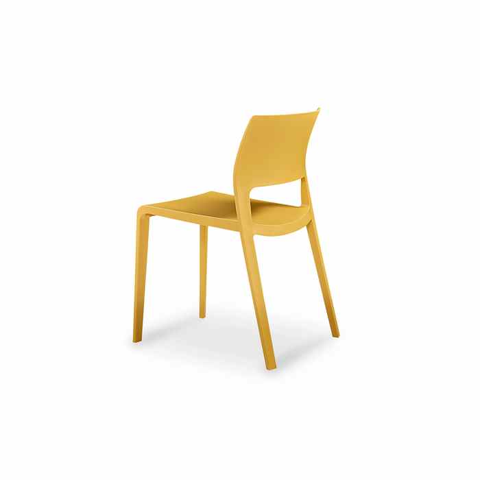 Lyric Outdoor Chair - Mustard (Stackable) - Paulas Home & Living