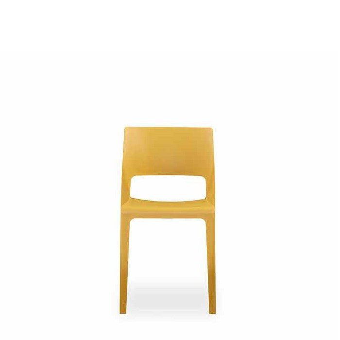 Lyric Outdoor Chair - Mustard (Stackable) - Paulas Home & Living