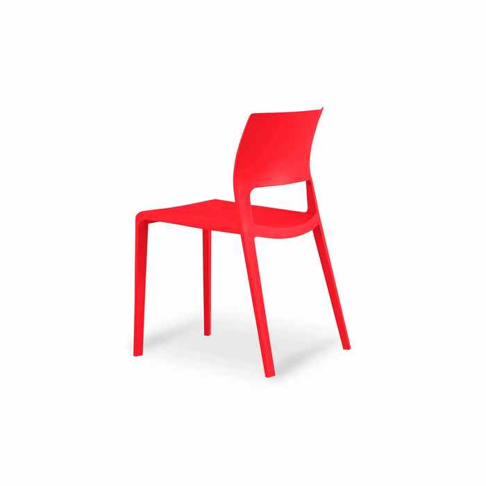 Lyric Outdoor Chair - Red (Stackable) - Paulas Home & Living
