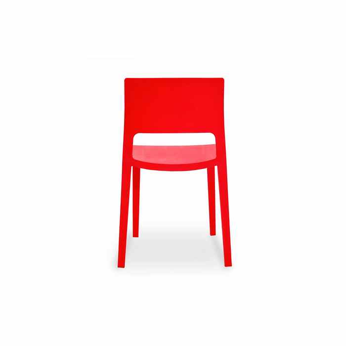 Lyric Outdoor Chair - Red (Stackable) - Paulas Home & Living