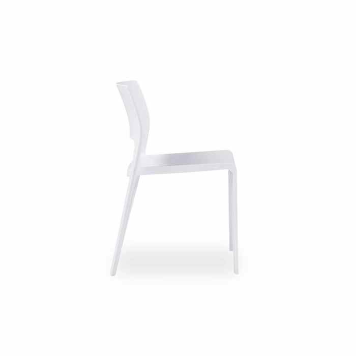 Lyric Outdoor Chair - White (Stackable) - Paulas Home & Living