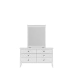 Mabel Dresser and Mirror 6 Drawer - Paulas Home & Living