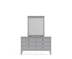 Mabel Dresser and Mirror 6 Drawer - Paulas Home & Living