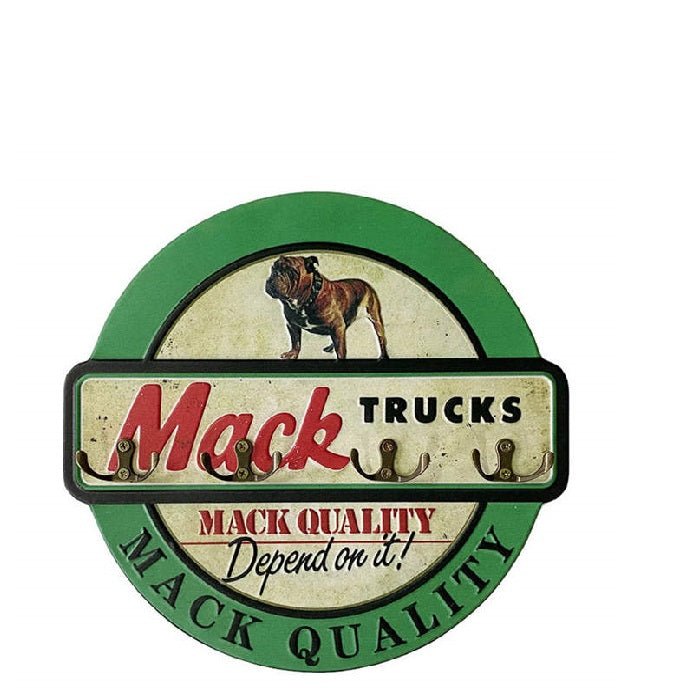 Mack Truck sign with Coat Hooks - Paulas Home & Living