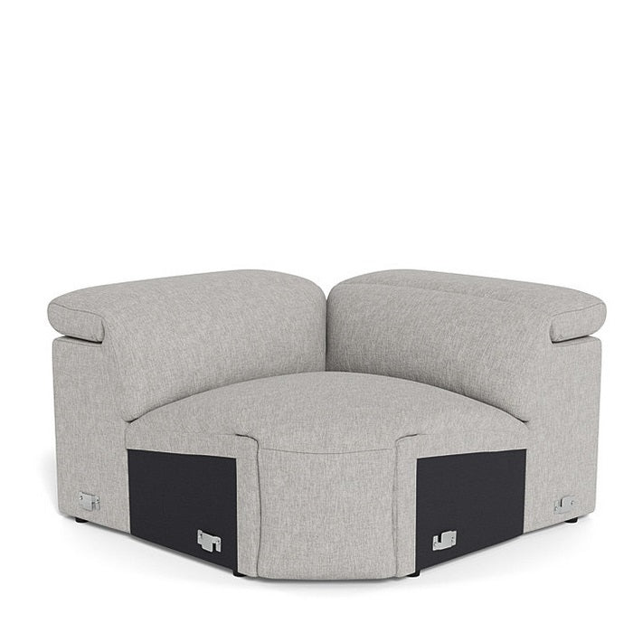 Madison 1 Seater Corner with Adjustable Headrest in Fabric - Paulas Home & Living