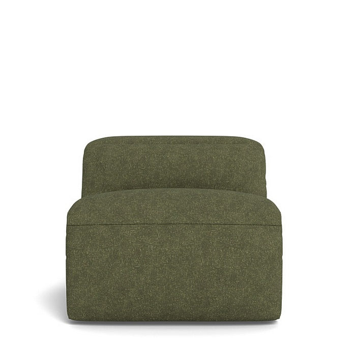 Madison 1.5 Seater Armless Chair with Adjustable Headrest in Fabric - Paulas Home & Living