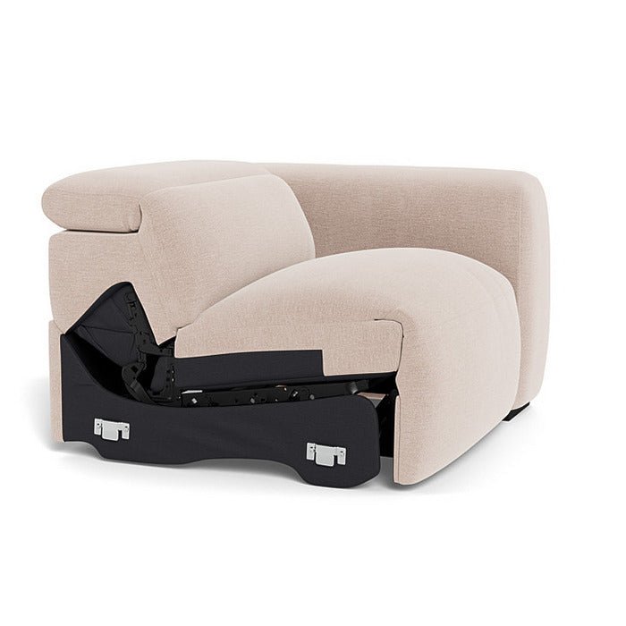 Madison 1.5 Seater Power Motion LHF or RHF with Power Headrest in Fabric - Paulas Home & Living