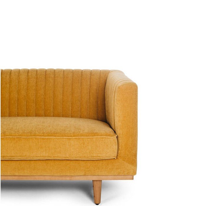 Madison 3 Seater Velvet - Honey Gold - Paulas Home & Living