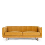 Madison 3 Seater Velvet - Honey Gold - Paulas Home & Living