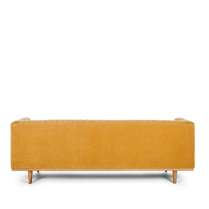 Madison 3 Seater Velvet - Honey Gold - Paulas Home & Living