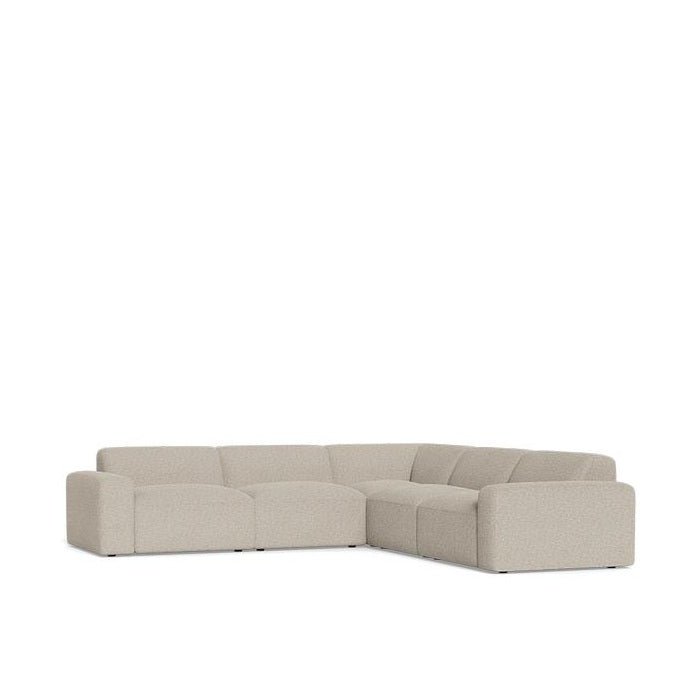 Malone 5 Piece Modular Corner Suite in Fabric - Paulas Home & Living