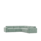 Malone 5 Piece Modular Corner Suite in Fabric - Paulas Home & Living