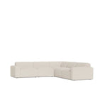 Malone 5 Piece Modular Corner Suite in Fabric - Paulas Home & Living