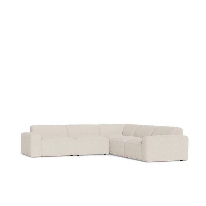 Malone 5 Piece Modular Corner Suite in Fabric - Paulas Home & Living