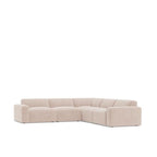 Malone 5 Piece Modular Corner Suite in Fabric - Paulas Home & Living