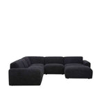 Malone 6 Piece Modular Corner Suite in Fabric - Paulas Home & Living