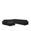 Malone 6 Piece Modular Corner Suite in Fabric - Paulas Home & Living