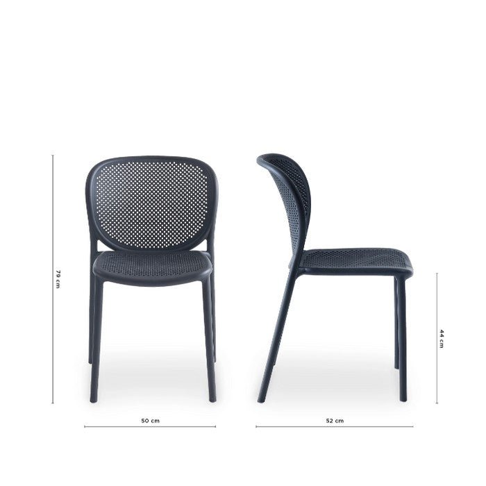 Marco Chair - Black or White - Paulas Home & Living