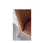 Marcus Dining Chair - Antique Tan Leather - Paulas Home & Living