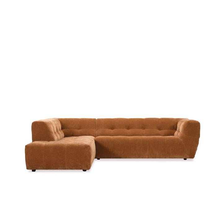 Margaret 3 Seater Chaise Sofa LHF - Now offered in Terracotta - Paulas Home & Living