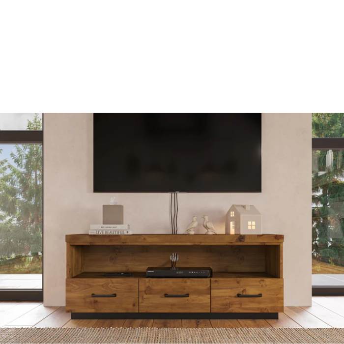 Marlborough Entertainment TV Unit 3 Drawer - 1520w - Paulas Home & Living