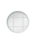 Matt White Framed Wall Mirror 1000dia - Paulas Home & Living
