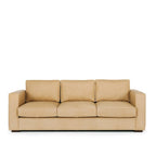 Maury 3 Seater - Ecru Leather - Paulas Home & Living