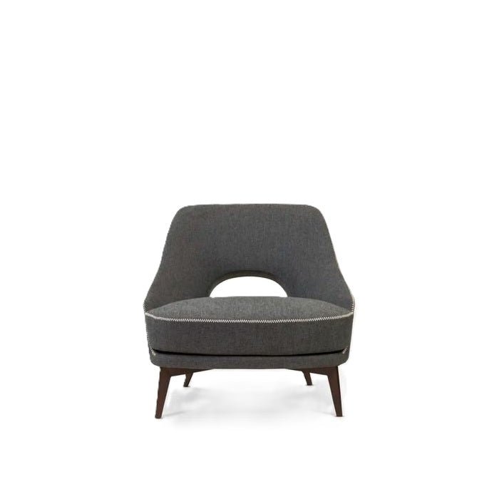 McCartney Accent Chair - Elegant Curved Lines - Paulas Home & Living