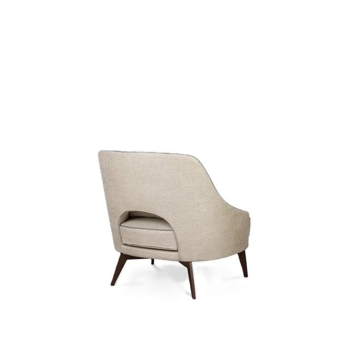 McCartney Accent Chair - Elegant Curved Lines - Paulas Home & Living
