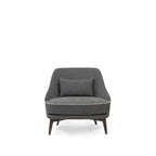 McCartney Accent Chair - Elegant Curved Lines - Paulas Home & Living