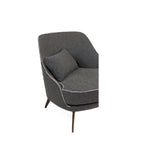 McCartney Accent Chair - Elegant Curved Lines - Paulas Home & Living